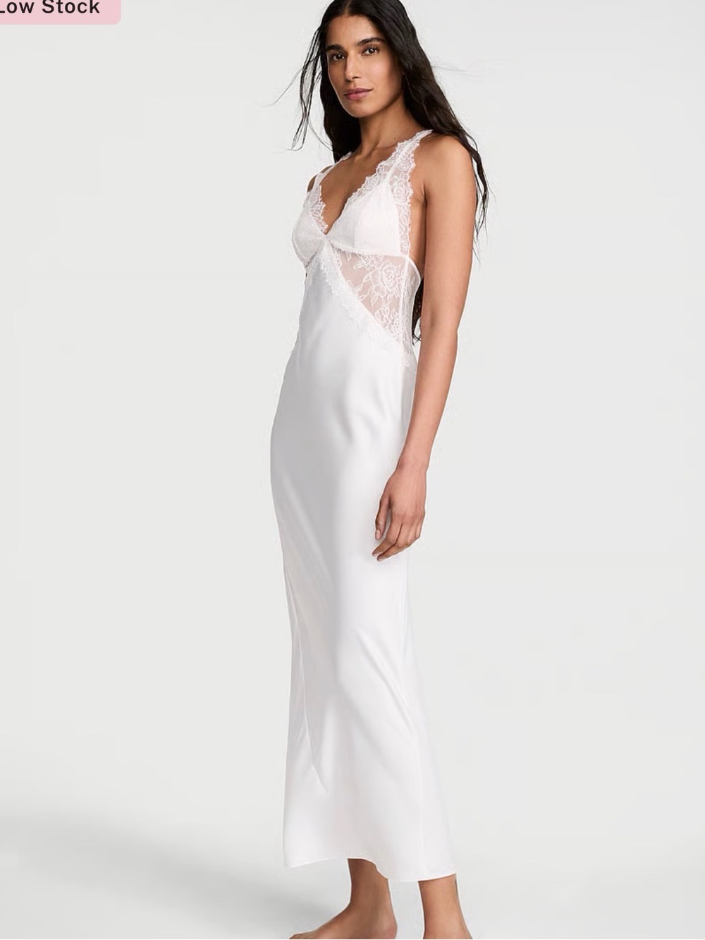 Victoria Secret Bridal Lace Slip Dress - White